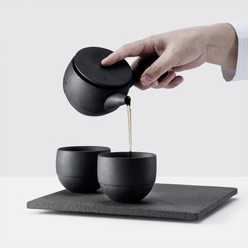 Flat-Top Side Handle Teapot Set